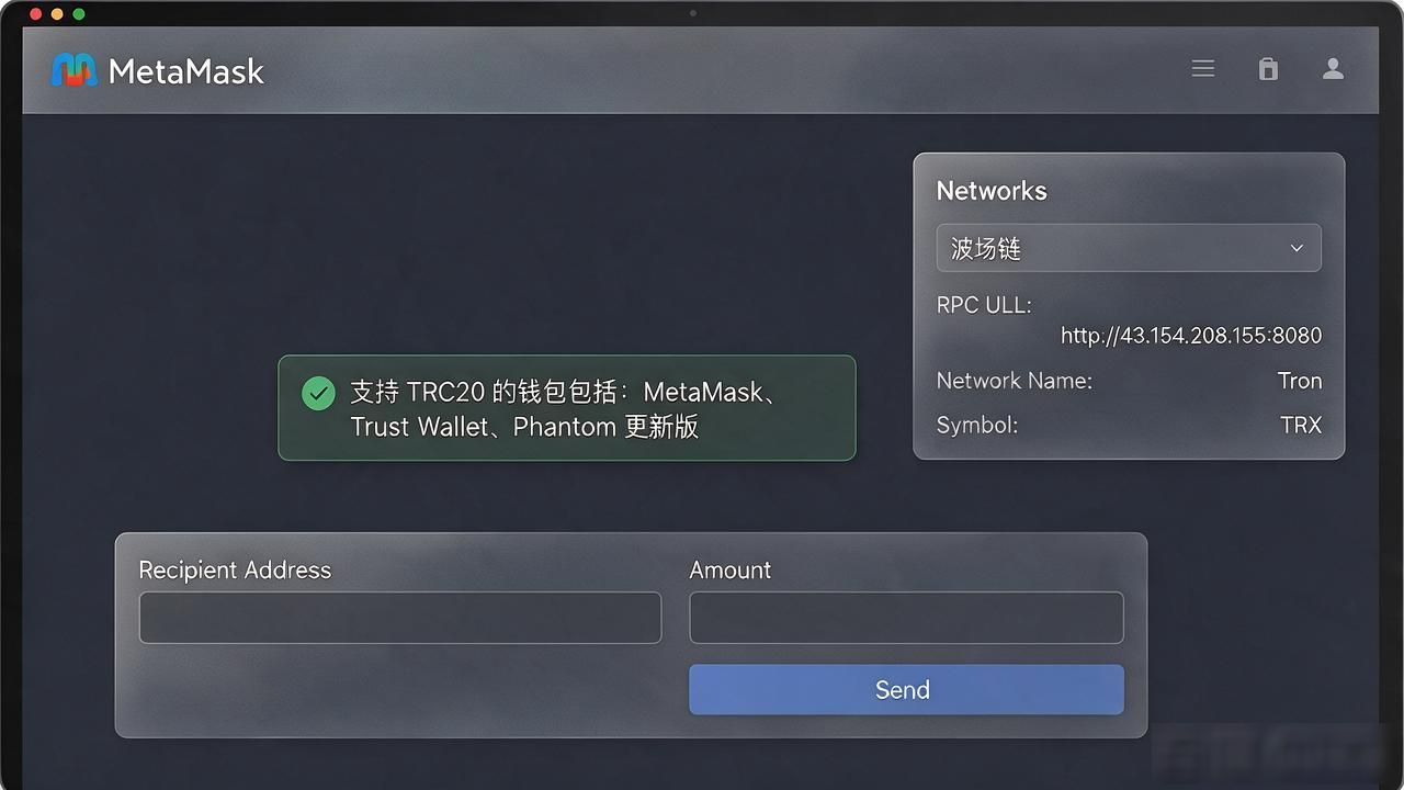 哪种数字货币钱包支持trc20_TRC20 USDT如何存入MetaMask_波场链钱包TronLink使用指南